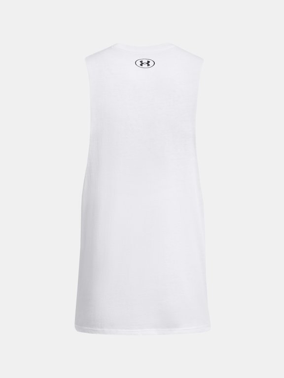 Майка Under Armour Left Chest Cut Off Tank Man white