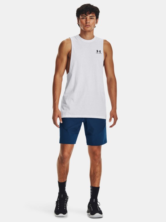 Майка Under Armour Left Chest Cut Off Tank Man white