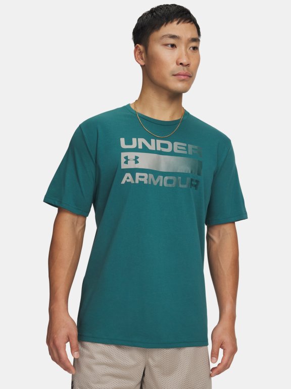 Футболка Under Armour Team Issue Wordmark SS Man gray green