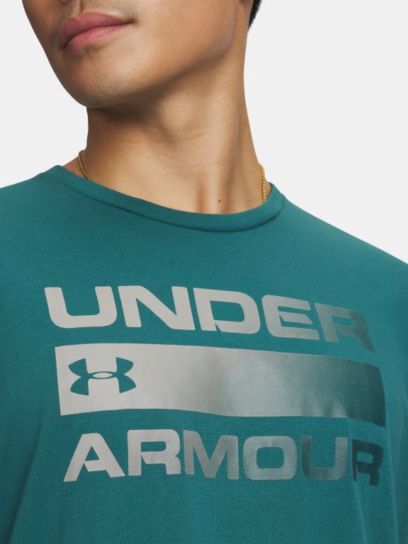 Футболка Under Armour Team Issue Wordmark SS Man gray green