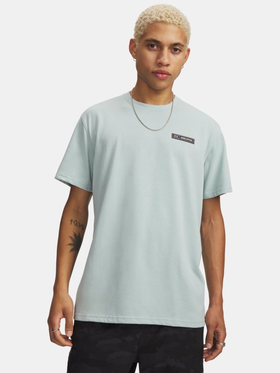 Футболка Under Armour HW Armour Label SS Man Blue
