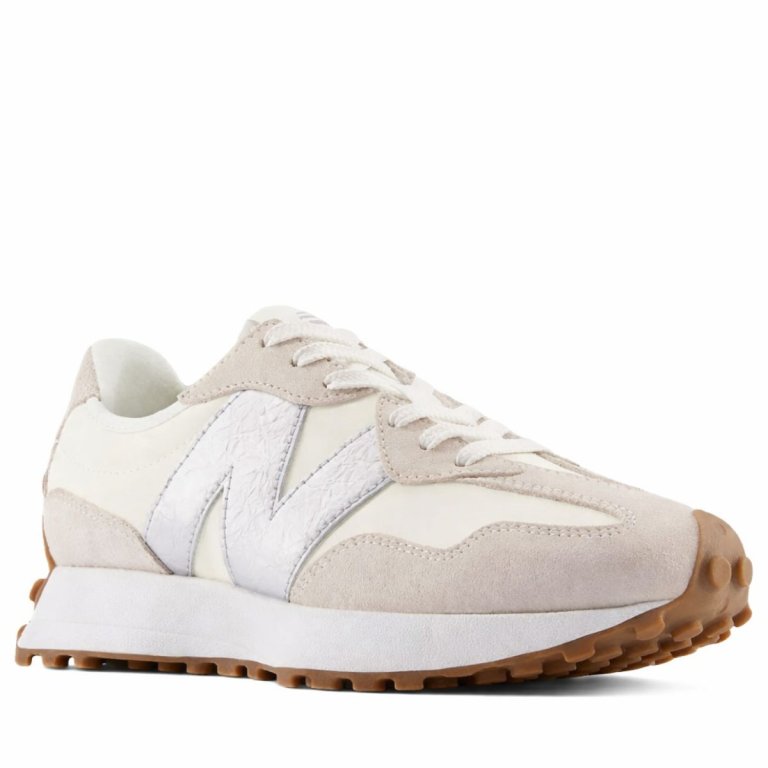 Кросівки New Balance 327's W - бежева / срібляста