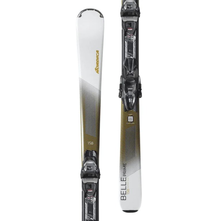 Lyže Nordica Belle Prime + vázání TP2 Compact 10 FDT W - šedá/zlatá