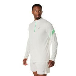 Футболка Asics Icon LS 1/2 Zip Top M - біла