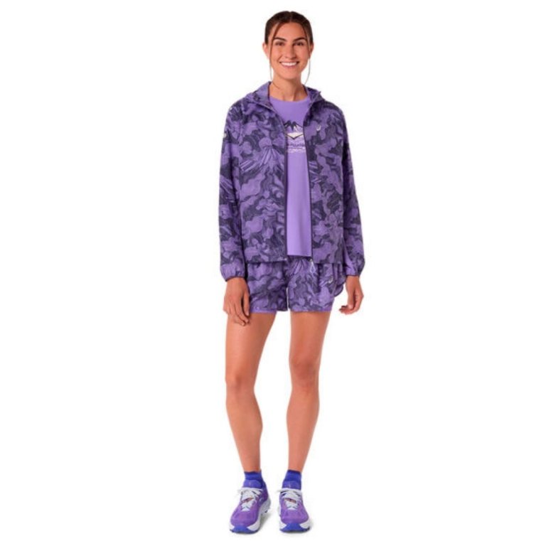 Шорти Asics Road All Over Print 2-N-1 3.5In Short W - фіолетові