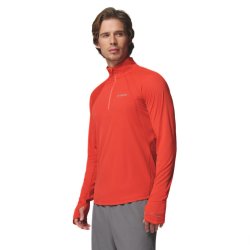 Футболка Columbia Stealth Spring™ LS Half Zip Tee M - червона