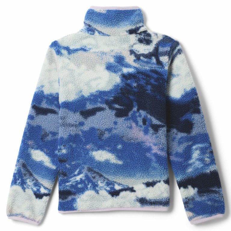 Кофта Columbia Helvetia™ II Printed Half Snap Fleece J - біло/синя