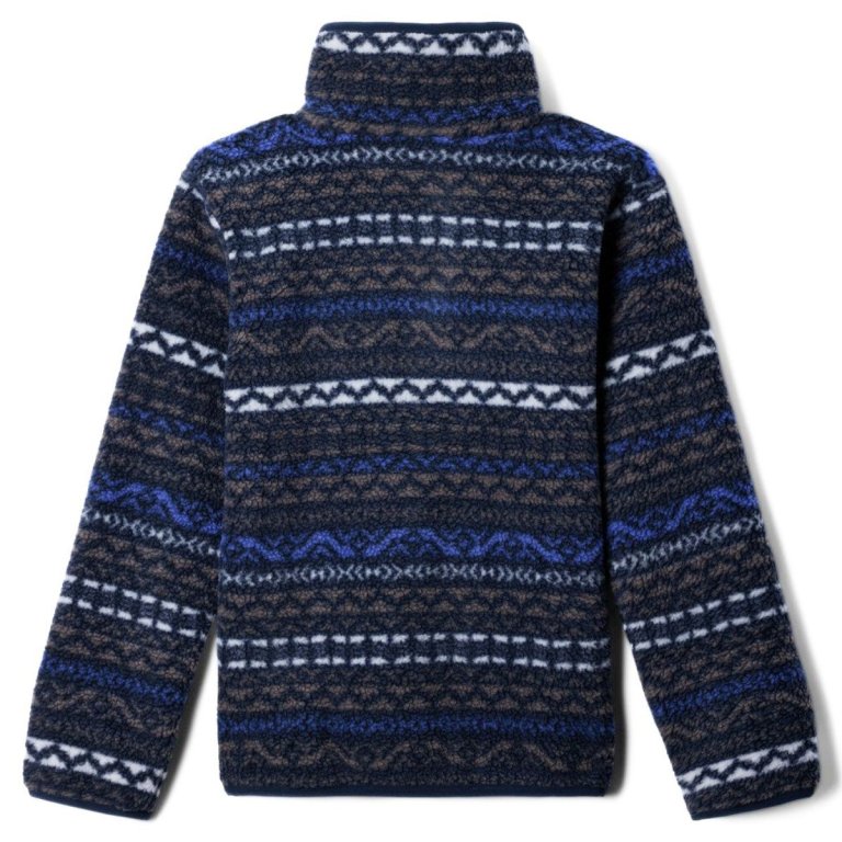 Кофта Columbia Helvetia™ II Printed Half Snap Fleece J - коричневий/синій/сірий