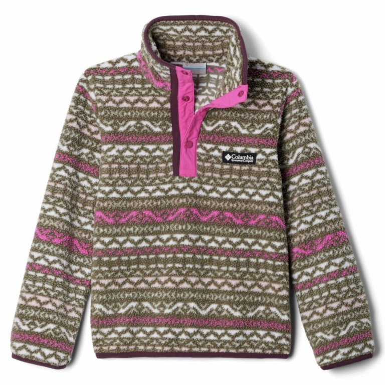 Кофта Columbia Helvetia™ II Printed Half Snap Fleece J - рожевий/бежевий