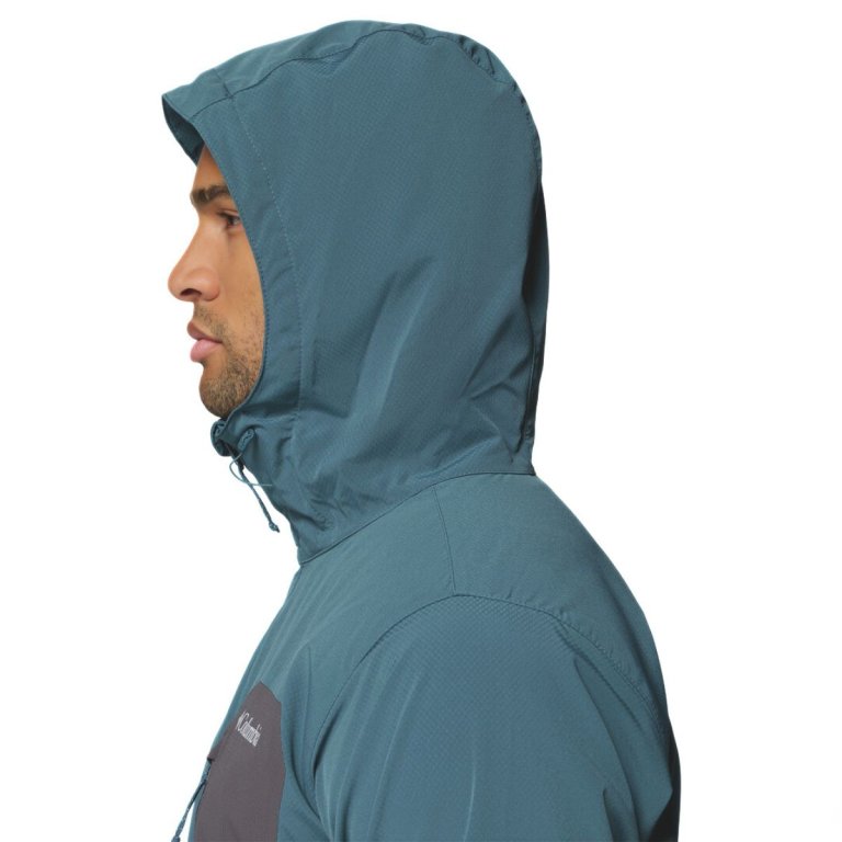 Куртка Columbia Tall Heights™ III Hooded Softshell M - синя