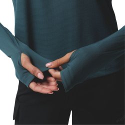 Футболка Columbia Stealth Spring™ LS Half Zip Tee W - синя