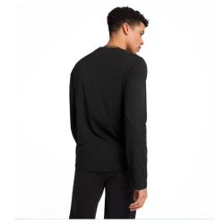 Футболка Puma ESS No. 1 Logo Longsleeve Tee M - чорна