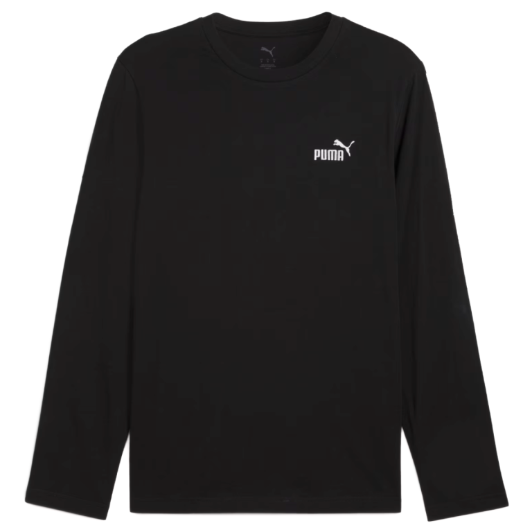 Футболка Puma ESS No. 1 Logo Longsleeve Tee M - чорна