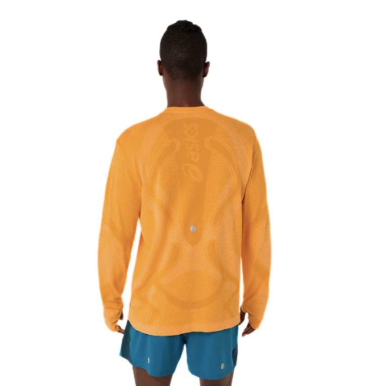 Футболка Asics Road Seamless LS Top M - помаранчеві