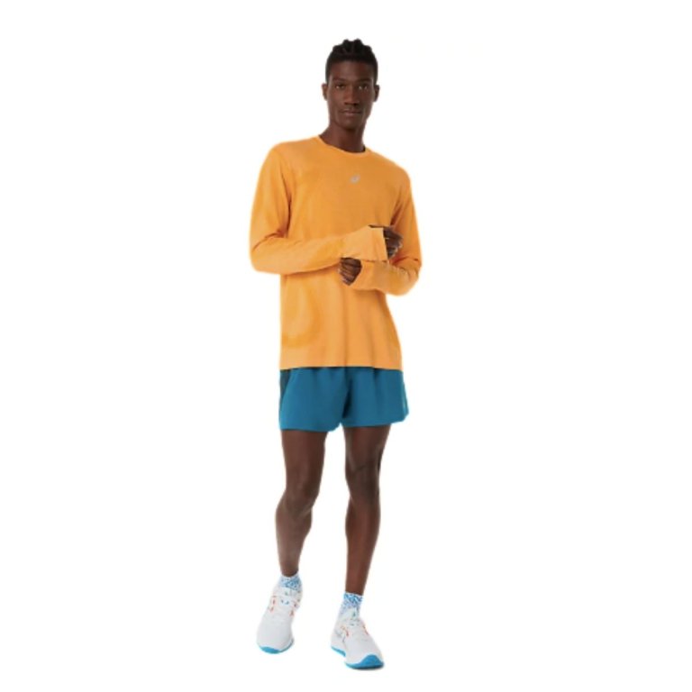 Футболка Asics Road Seamless LS Top M - помаранчеві