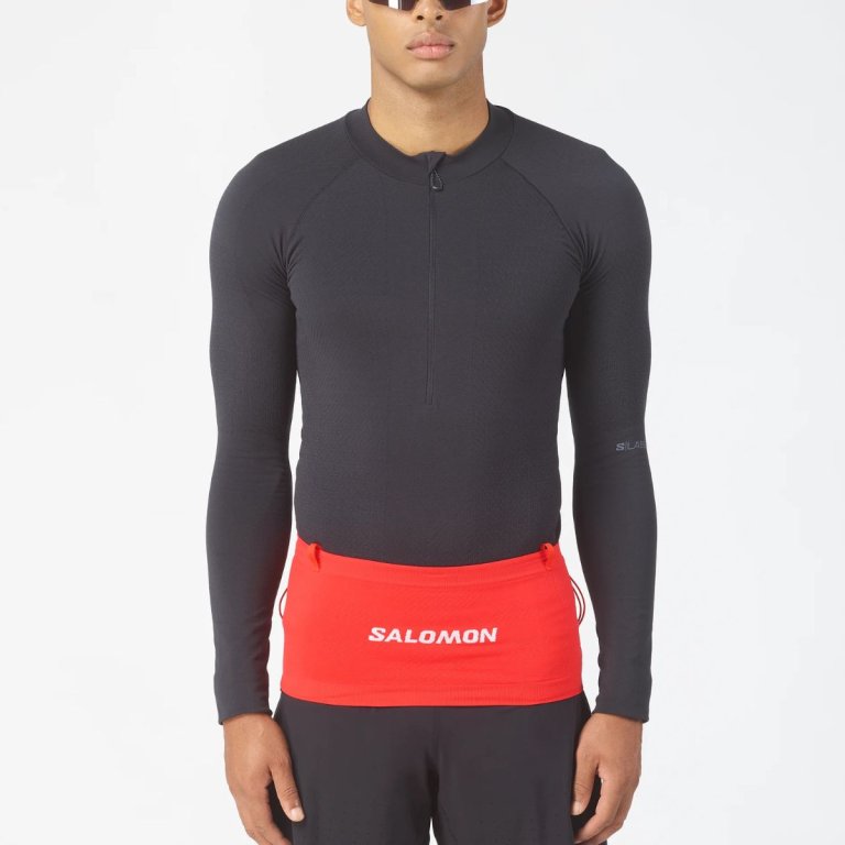 Безшовний пояс Salomon Adv Skin Seamless Belt - червоний