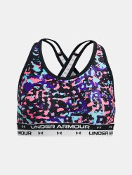 Бюстгальтер Under Armour Crossback Printed Jr Чорний black