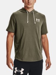 Mikina Under Armour Rival Terry LC SS HD Man Green