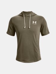 Mikina Under Armour Rival Terry LC SS HD Man Green