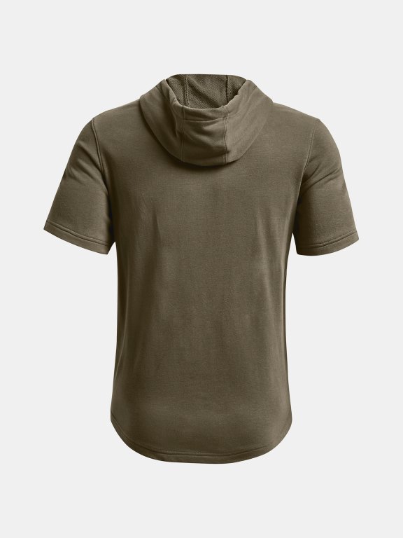 Mikina Under Armour Rival Terry LC SS HD Man Green