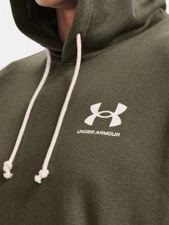 Mikina Under Armour Rival Terry LC SS HD Man Green