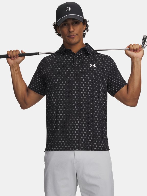 Футболка Under Armour Playoff 3.0 Printed Polo Man black