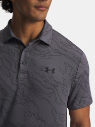 Футболка Under Armour Playoff 3.0 Printed Polo Man green/grey