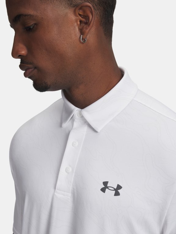 Футболка Under Armour Playoff 3.0 Printed Polo Man white