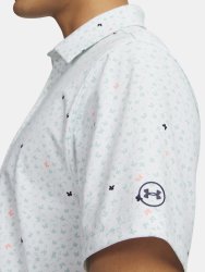 Футболка Under Armour ArmourDry Printed Polo Man white