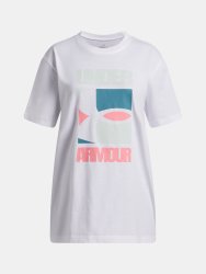 Футболка Under Armour BLOCK LOGO OS SS Jr white