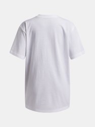 Футболка Under Armour BLOCK LOGO OS SS Jr white