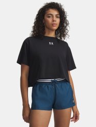 Футболка Under Armour Rival Boxy Tee Solid Wmn black