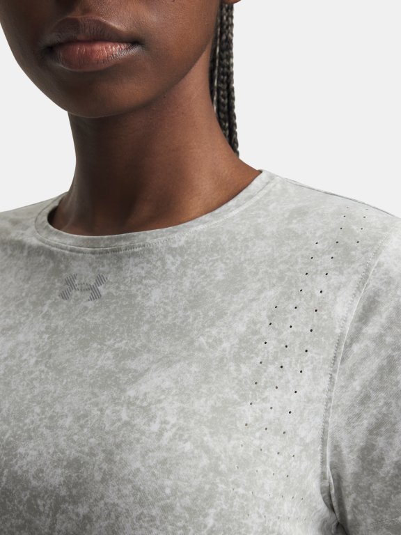 Футболка Under Armour Velociti Pro Print SS Wmn green/grey