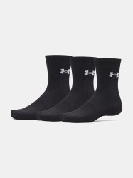 Шкарпетки Under Armour Performance Cotton 3p Crw UNI black