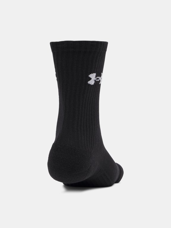 Шкарпетки Under Armour Performance Cotton 3p Crw UNI black