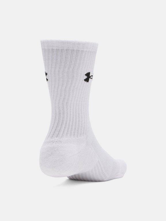 Шкарпетки Under Armour Performance Cotton 3p Crw UNI white