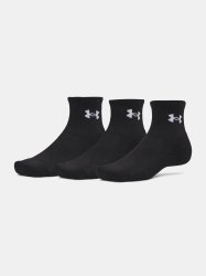 Шкарпетки Under Armour Performance Cotton 3p Qtr UNI black