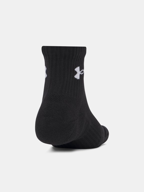 Шкарпетки Under Armour Performance Cotton 3p Qtr UNI black