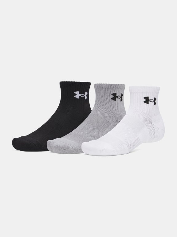 Шкарпетки Under Armour Performance Cotton 3p Qtr UNI white