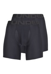 Труси боксери Under Armour Tech 6in 2 Pack Boxer Briefs M - чорні