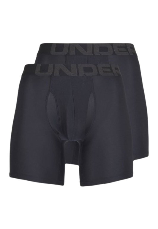 Труси боксери Under Armour Tech 6in 2 Pack Boxer Briefs M - чорні