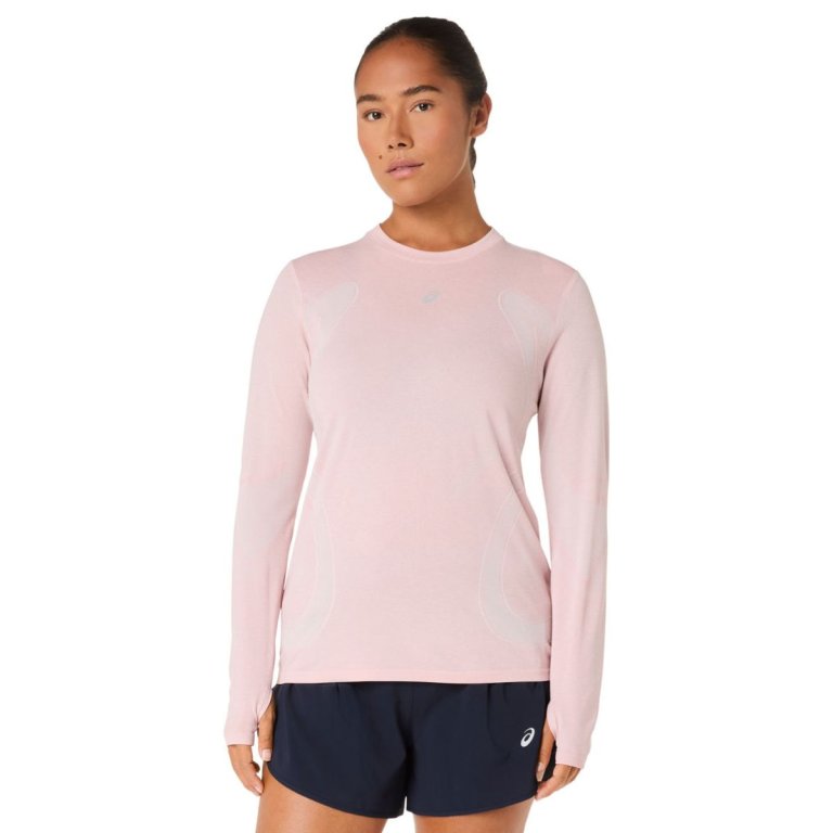 Футболка Asics Road Seamless LS Top W - рожева