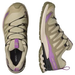 Кросвки Salomon Xa Pro 3D V9 GTX W - бежево/фіолетові
