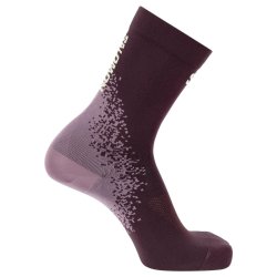 Шкарпетки Salomon Grvl Crew Socks - фіолетові