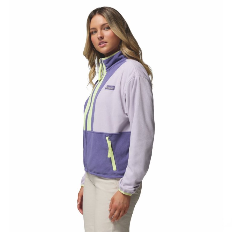 Кофта Columbia Backbowl™ II Full Zip Fleece W - фіолетова/жовта