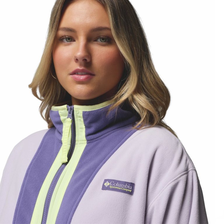 Кофта Columbia Backbowl™ II Full Zip Fleece W - фіолетова/жовта