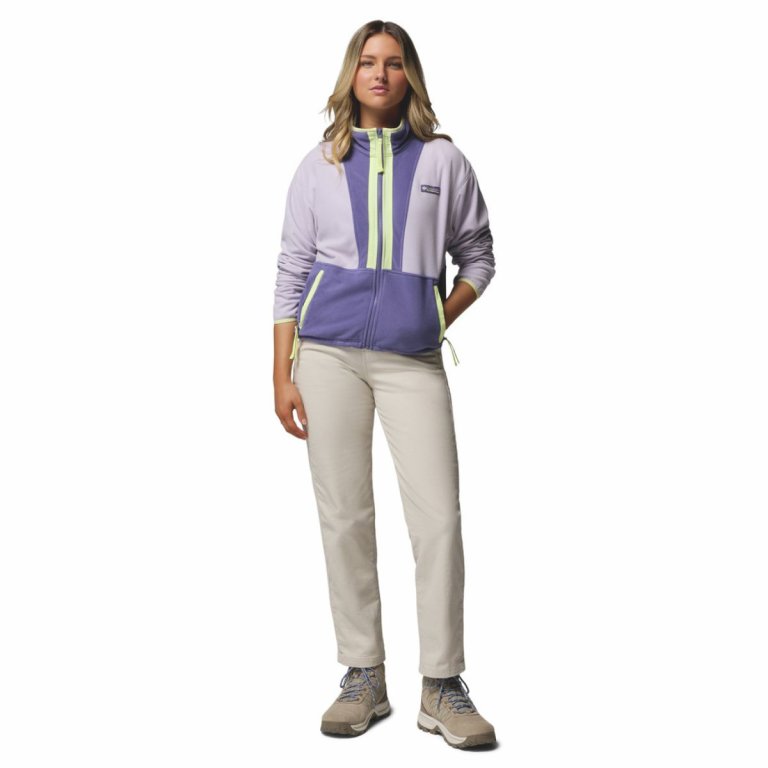 Кофта Columbia Backbowl™ II Full Zip Fleece W - фіолетова/жовта