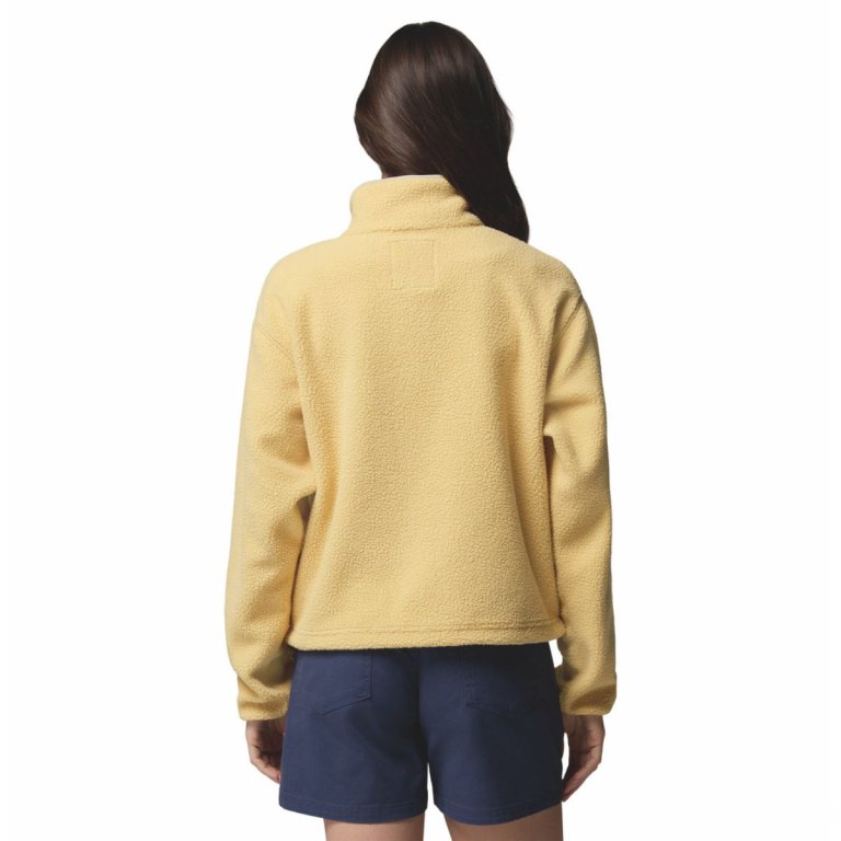 Кофта Columbia Helvetia™ II Cropped Half Snap Fleece W - жовта