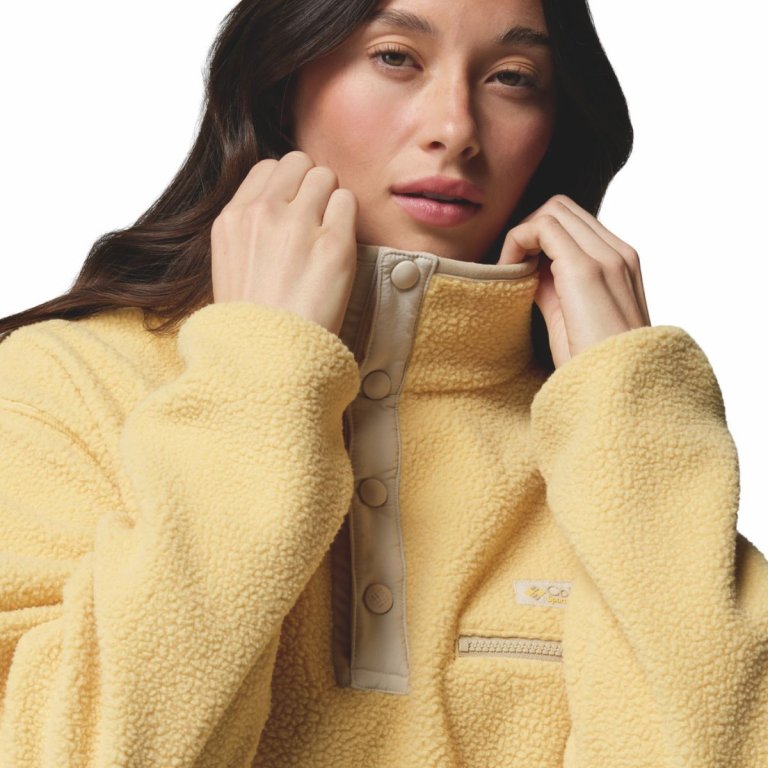 Кофта Columbia Helvetia™ II Cropped Half Snap Fleece W - жовта