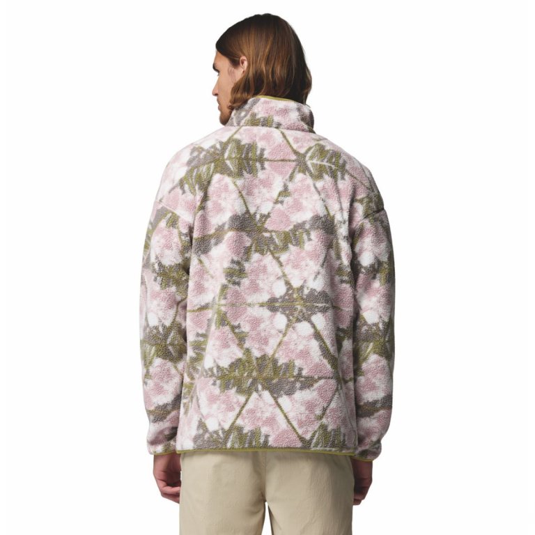 Кофта Columbia Helvetia™ II Printed Half Snap Fleece M - коричнево/зелено/рожева
